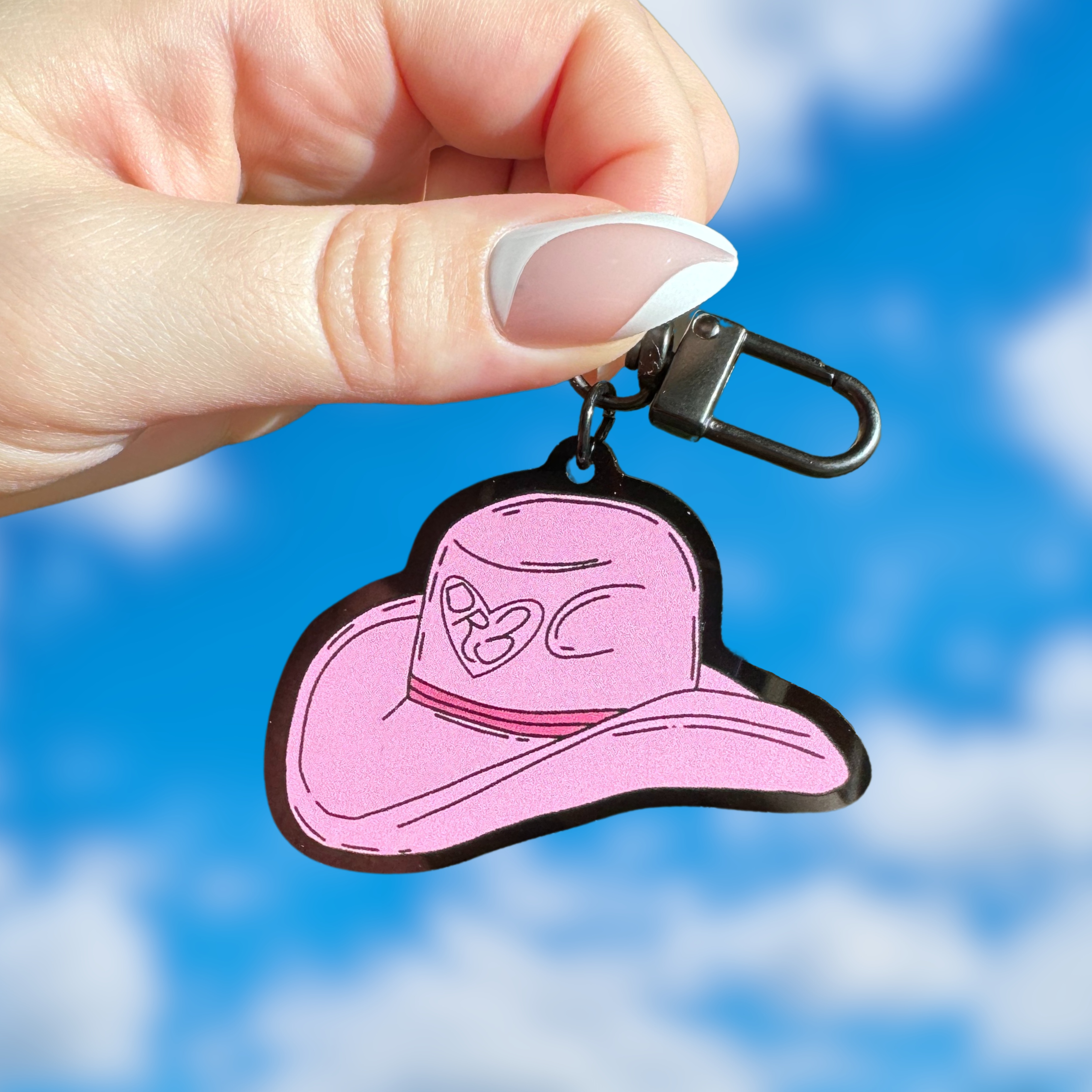 DR3 Cowboy Hat keychain