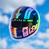 Pierre Gasly mini helmet sticker