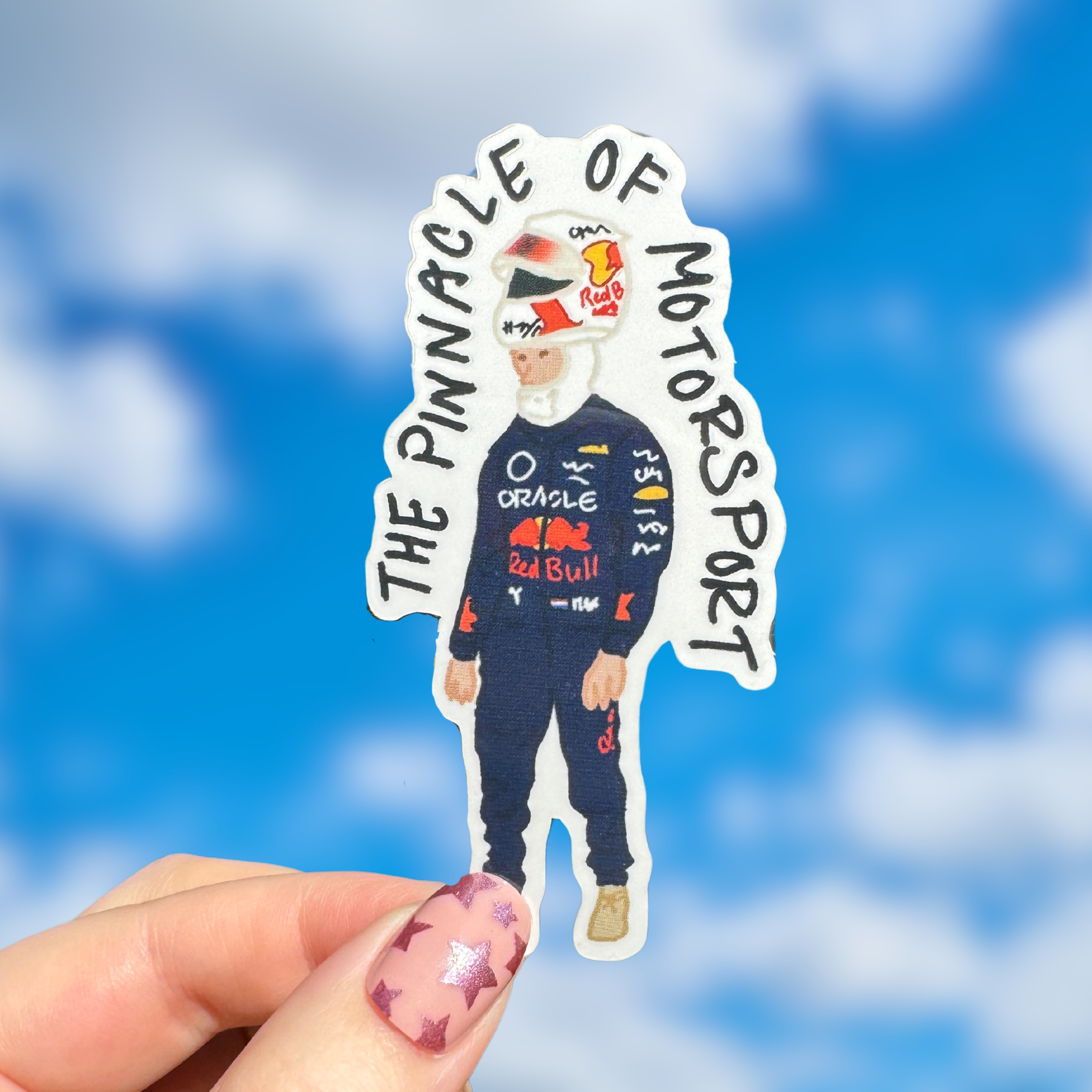 Max Verstappen "Pinnacle of Motorsport" sticker