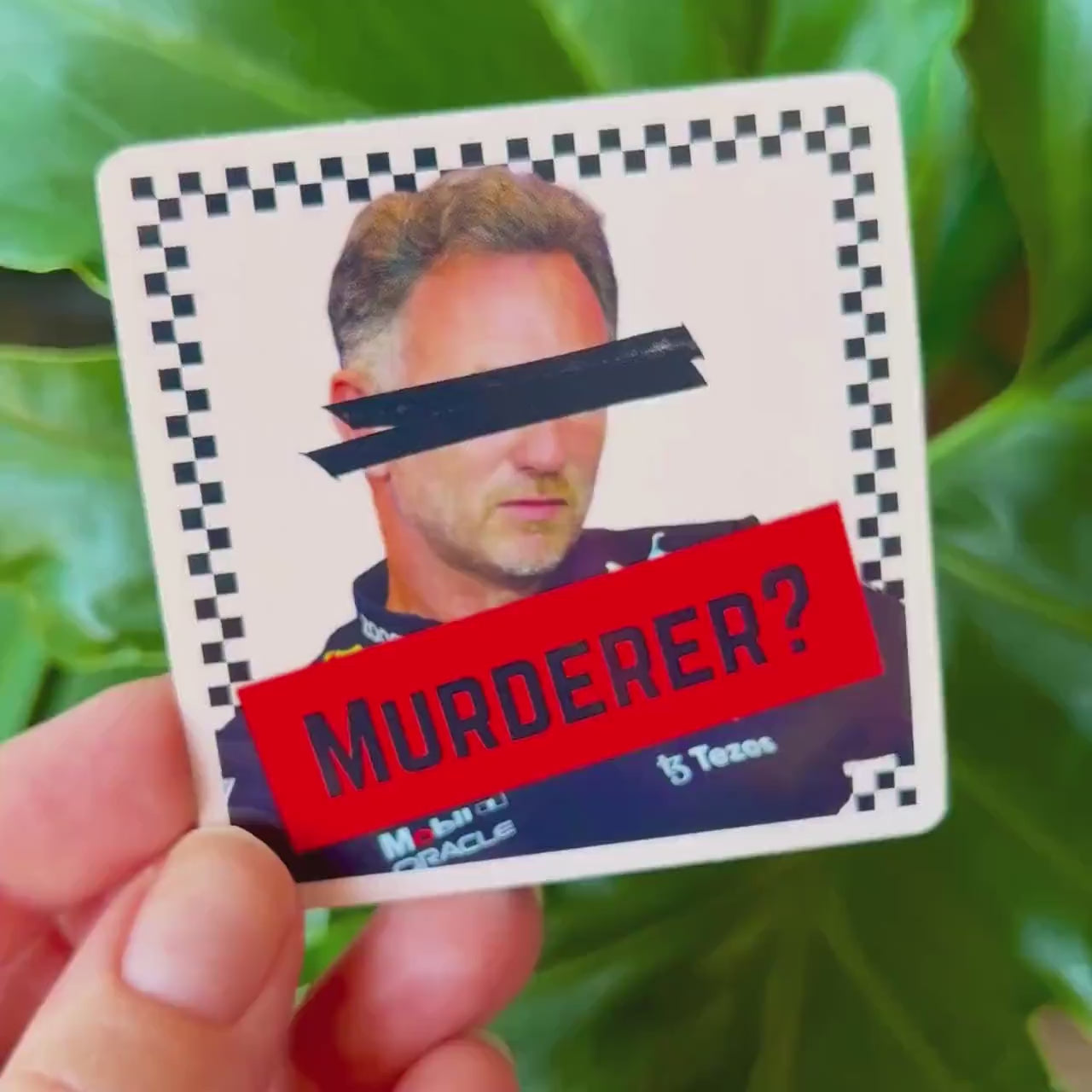 Murderer? sticker