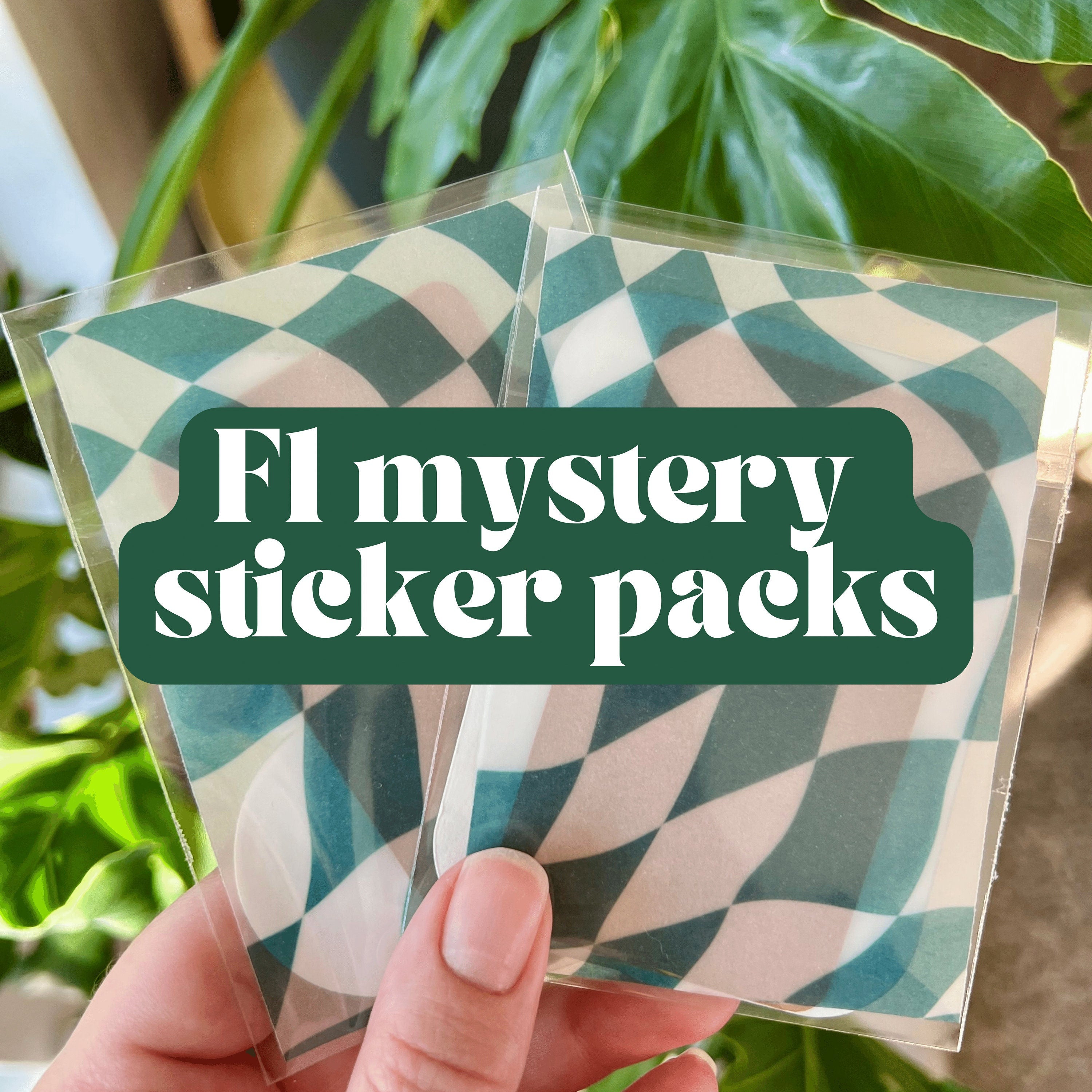 Mystery sticker packs