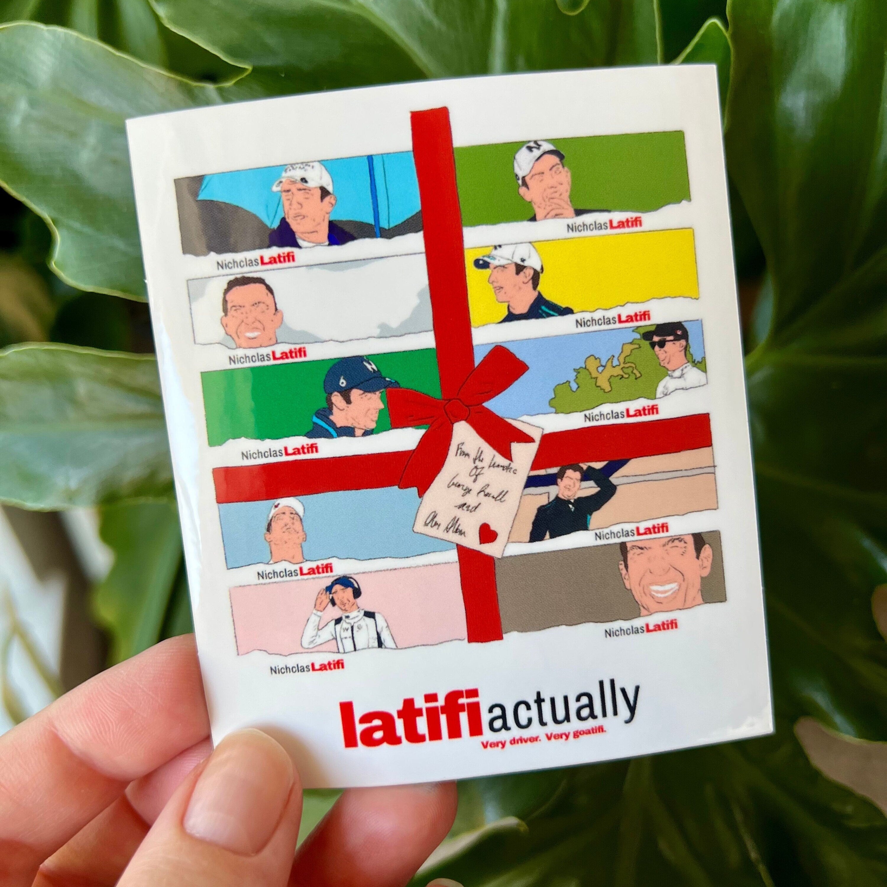 "Latifi Actually" sticker
