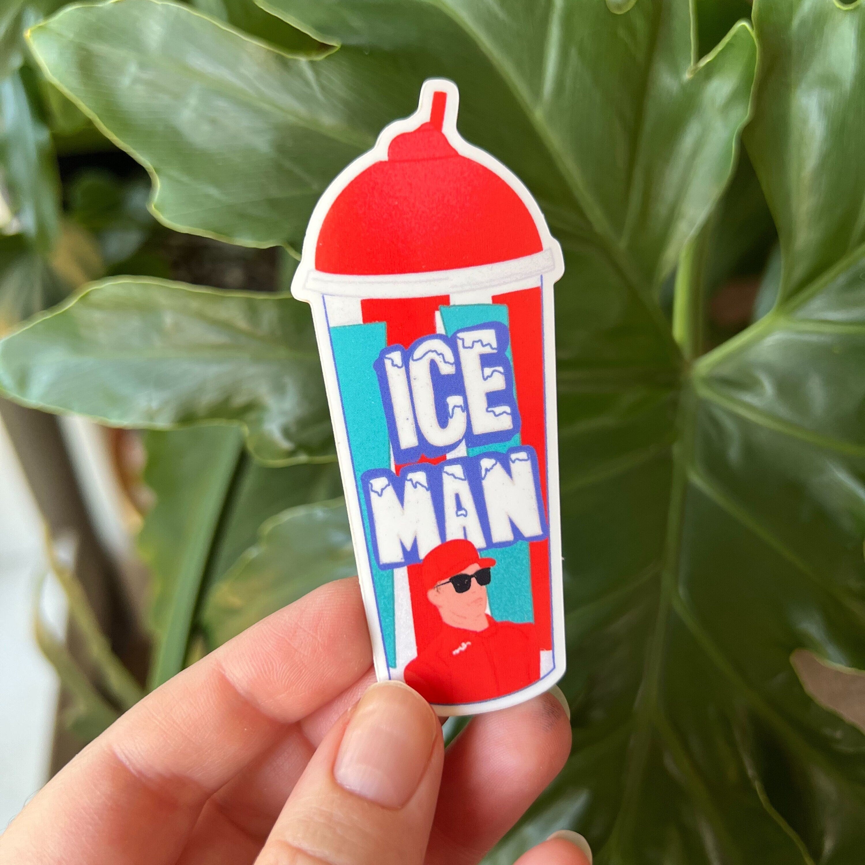 Kimi Raikkonen "Ice Man" sticker | F1 sticker for laptops and water bottles
