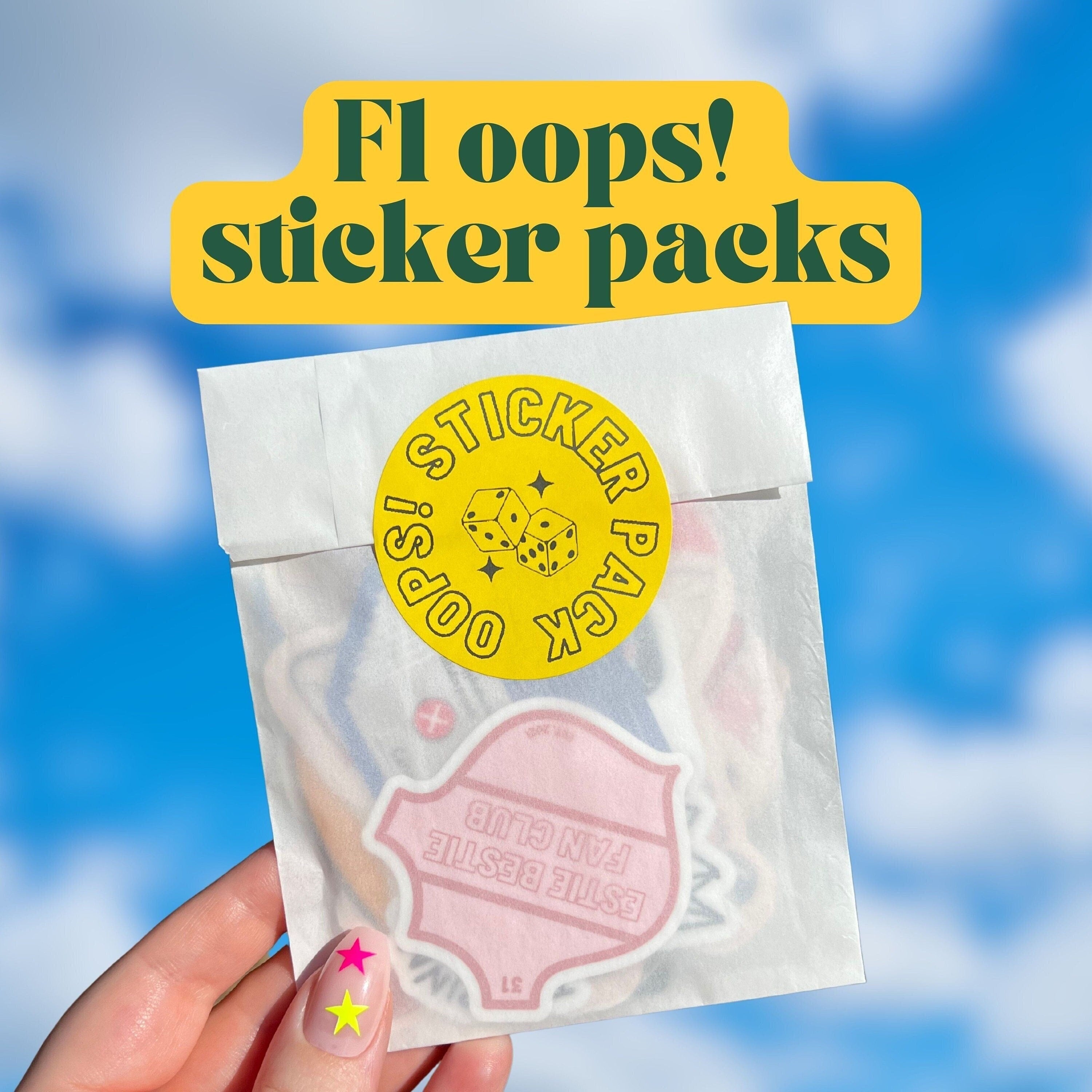 Oops! F1 sticker packs