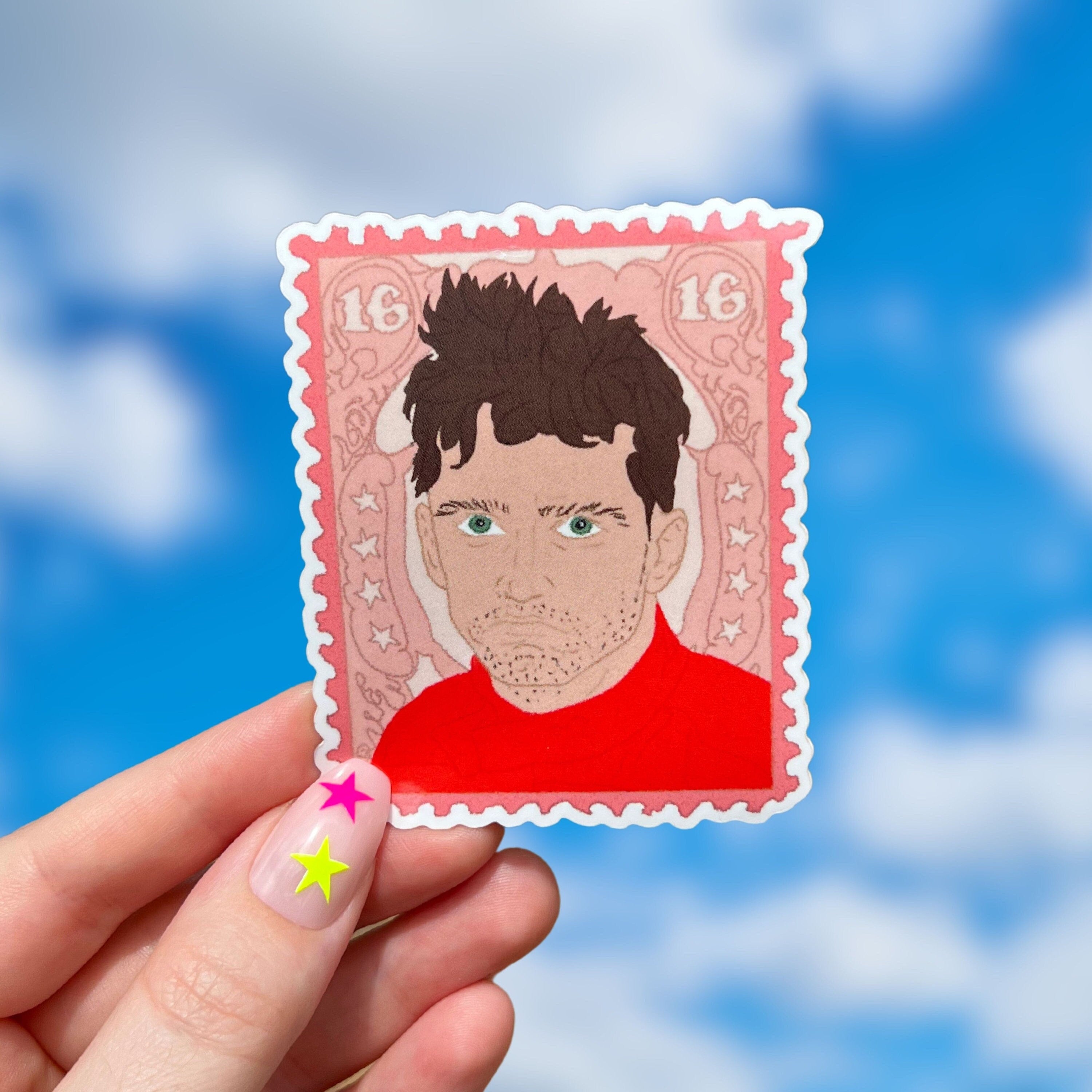 Charles Leclerc stamp sticker