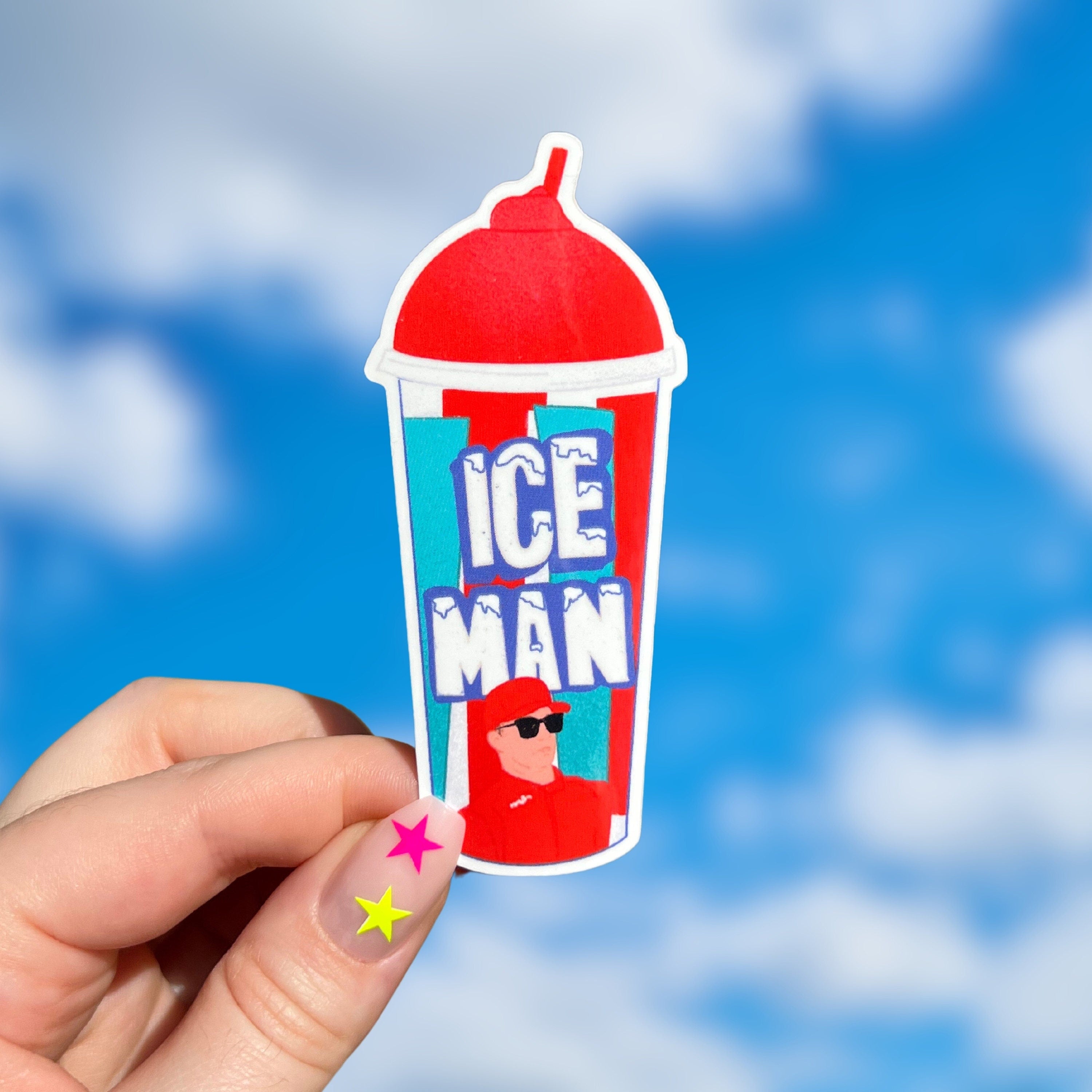 Kimi Raikkonen "Ice Man" sticker | F1 sticker for laptops and water bottles