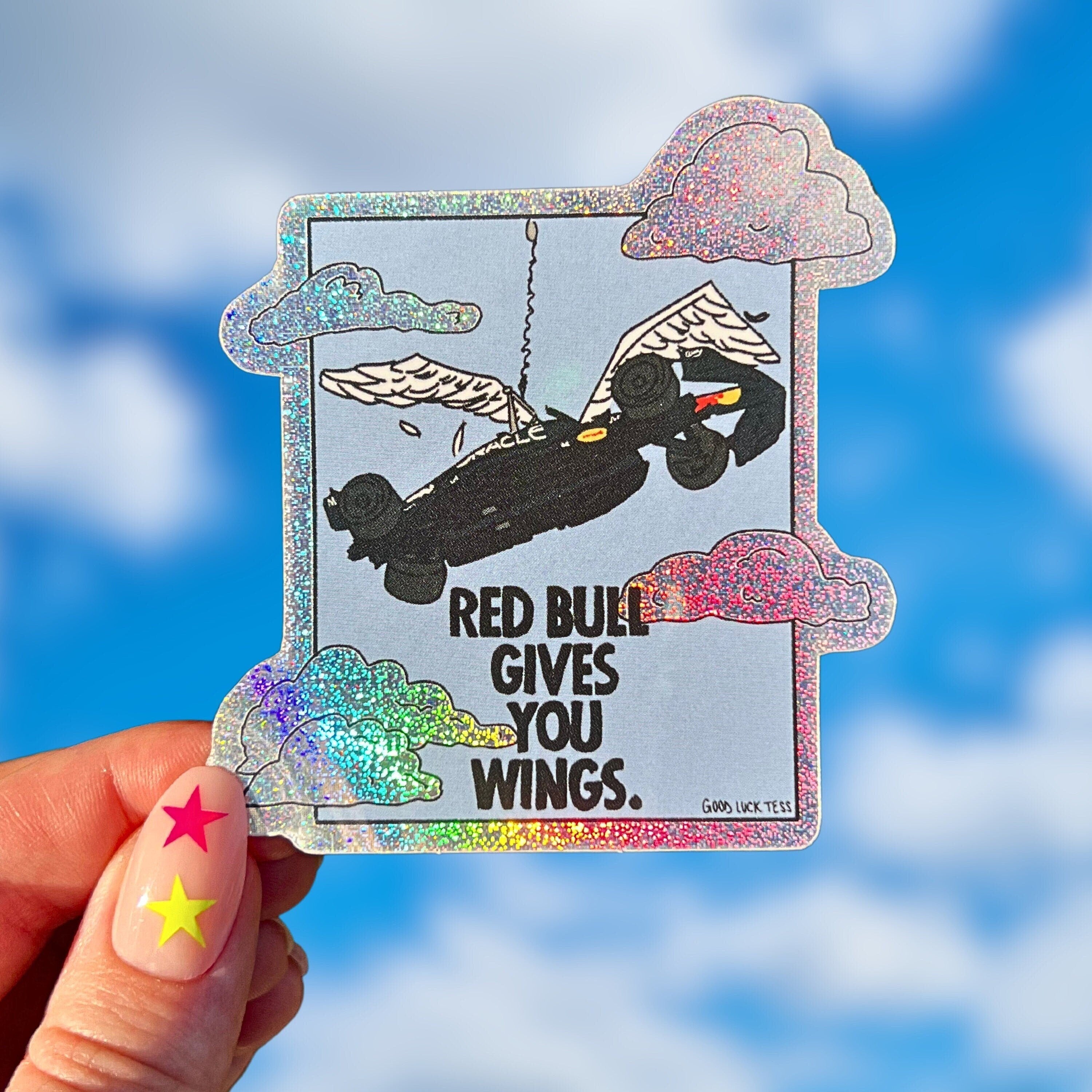 Red Bull Gives You Wings sticker