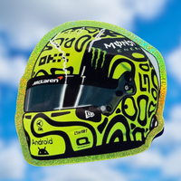 Large Lando Norris 2024 helmet sticker