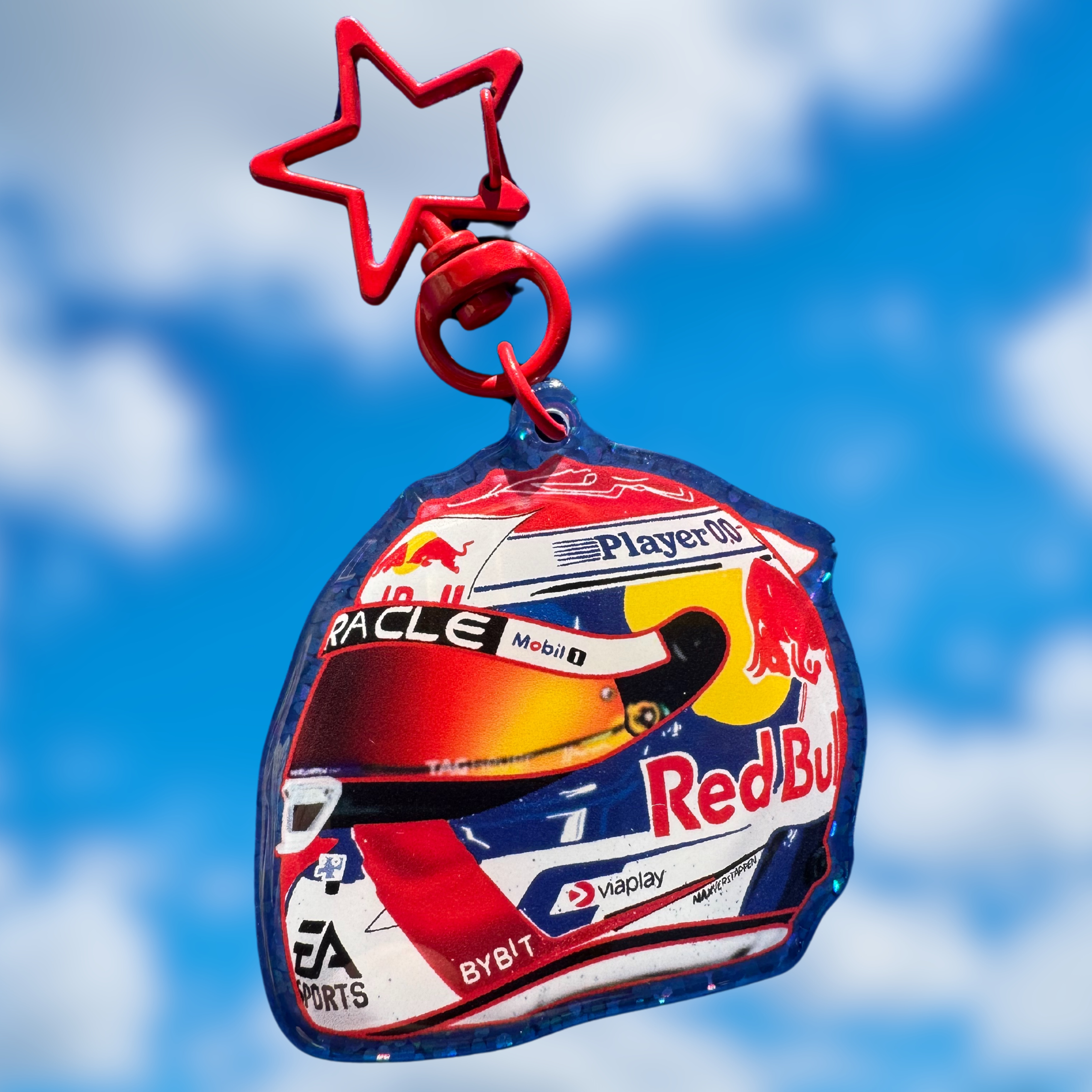 Max Verstappen 2024 Helmet Keychain