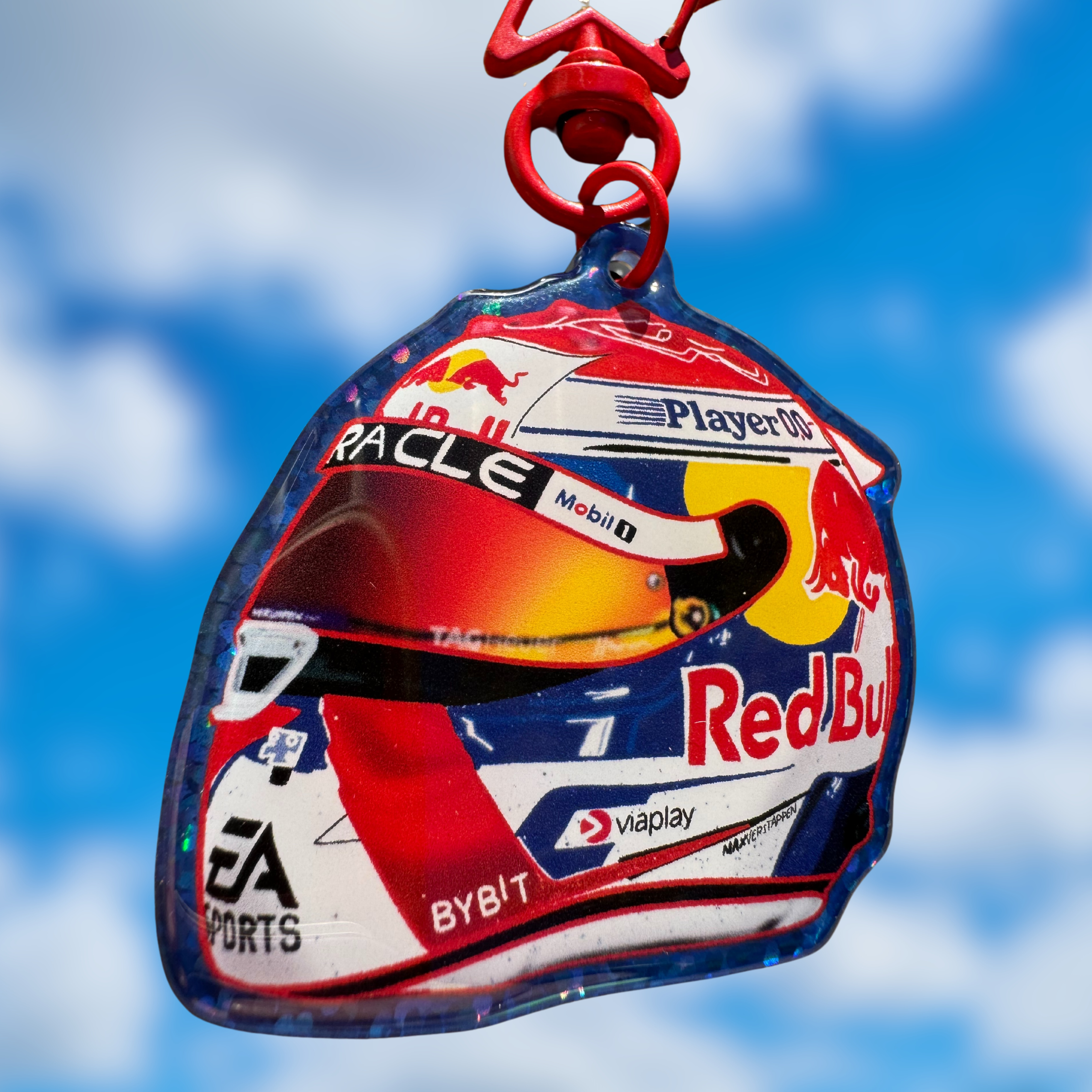 Max Verstappen 2024 Helmet Keychain