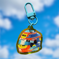 Colorful Oscar Piastri keychain