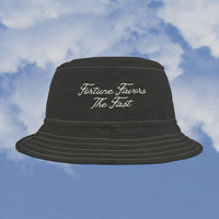 Fortune Favors The Fast bucket hat