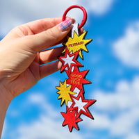 Ferrari 1644 Embroidered Keychain