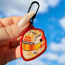 Colorful Max Verstappen helmet keychain