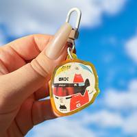 Colorful Lando Norris keychain