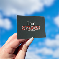 I Am Stupid, Charles Leclerc sticker