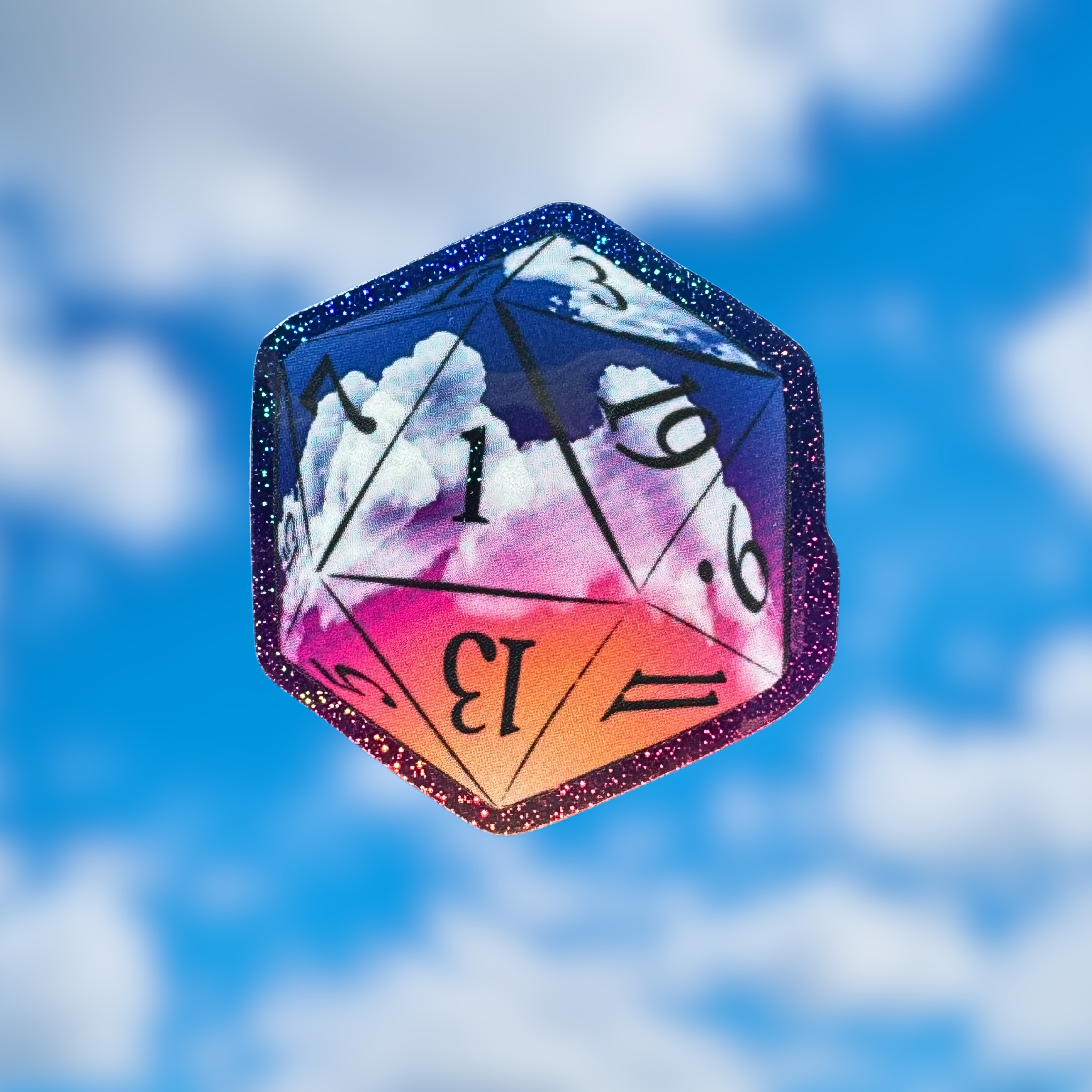 Losing Is Beautiful DND Dice sticker