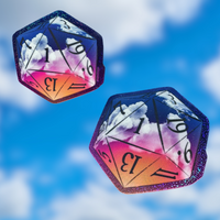 Losing Is Beautiful DND Dice sticker