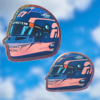 Large Alex Albon 2024 helmet sticker