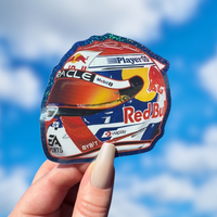 Large Max Verstappen 2024 helmet sticker