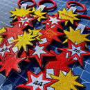 Ferrari 1644 Embroidered Keychain