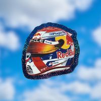 Max Verstappen 2024 mini helmet sticker