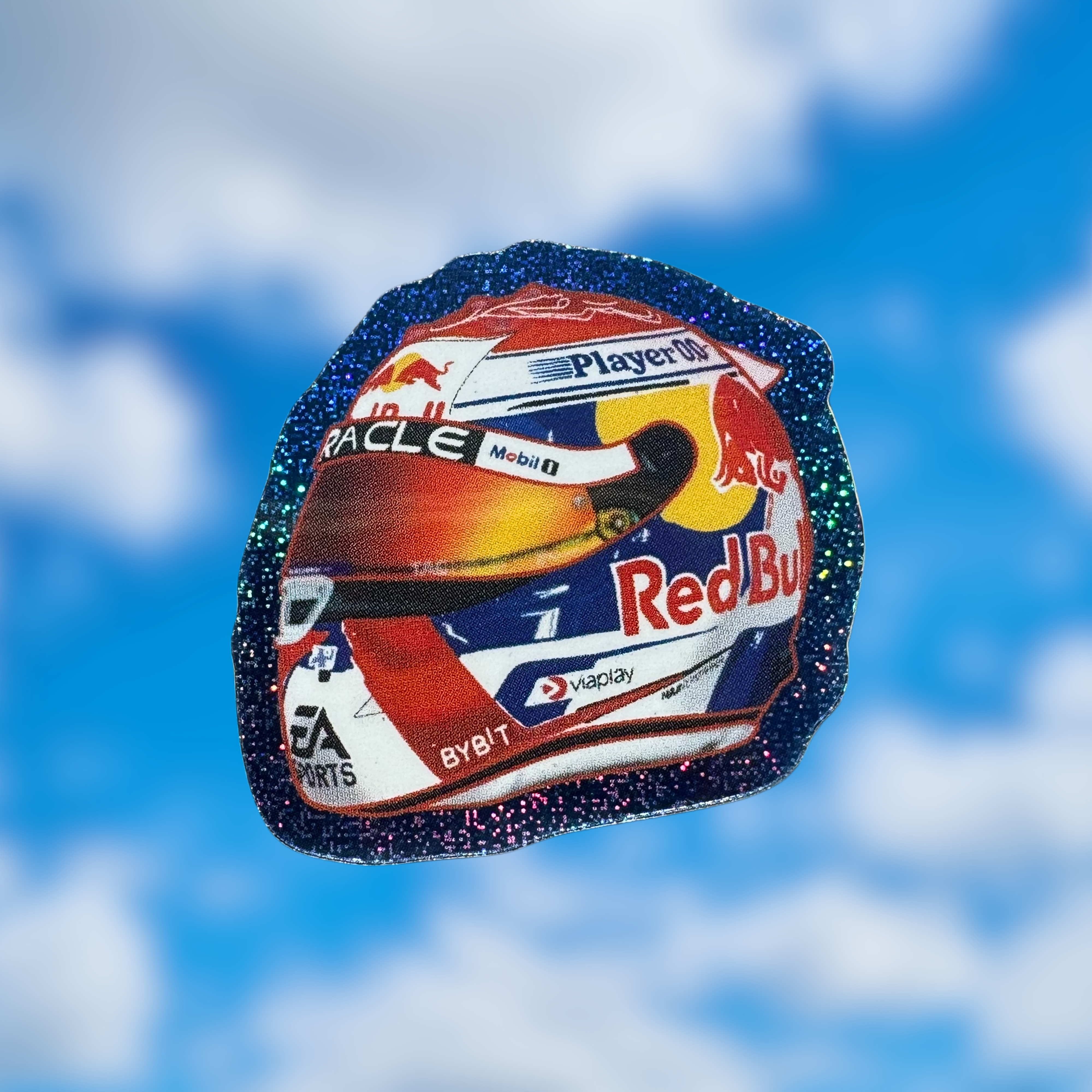 Max Verstappen 2024 mini helmet sticker