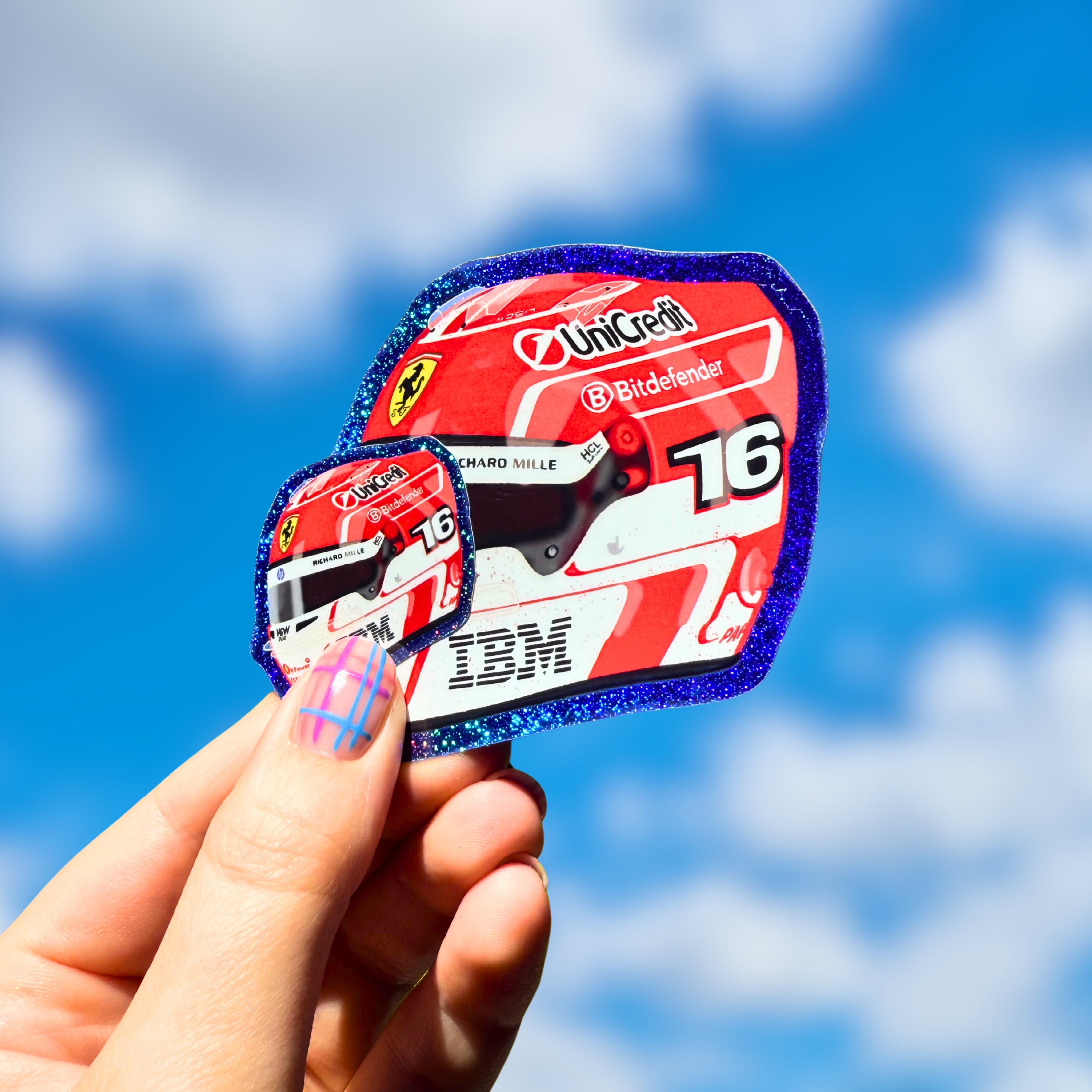 Charles Leclerc 2025 Helmet