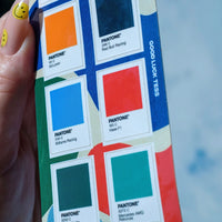 Pantone F1 Grid Color stickers sheet