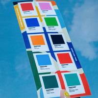 Pantone F1 Grid Color stickers sheet