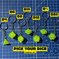 Dice Keychains