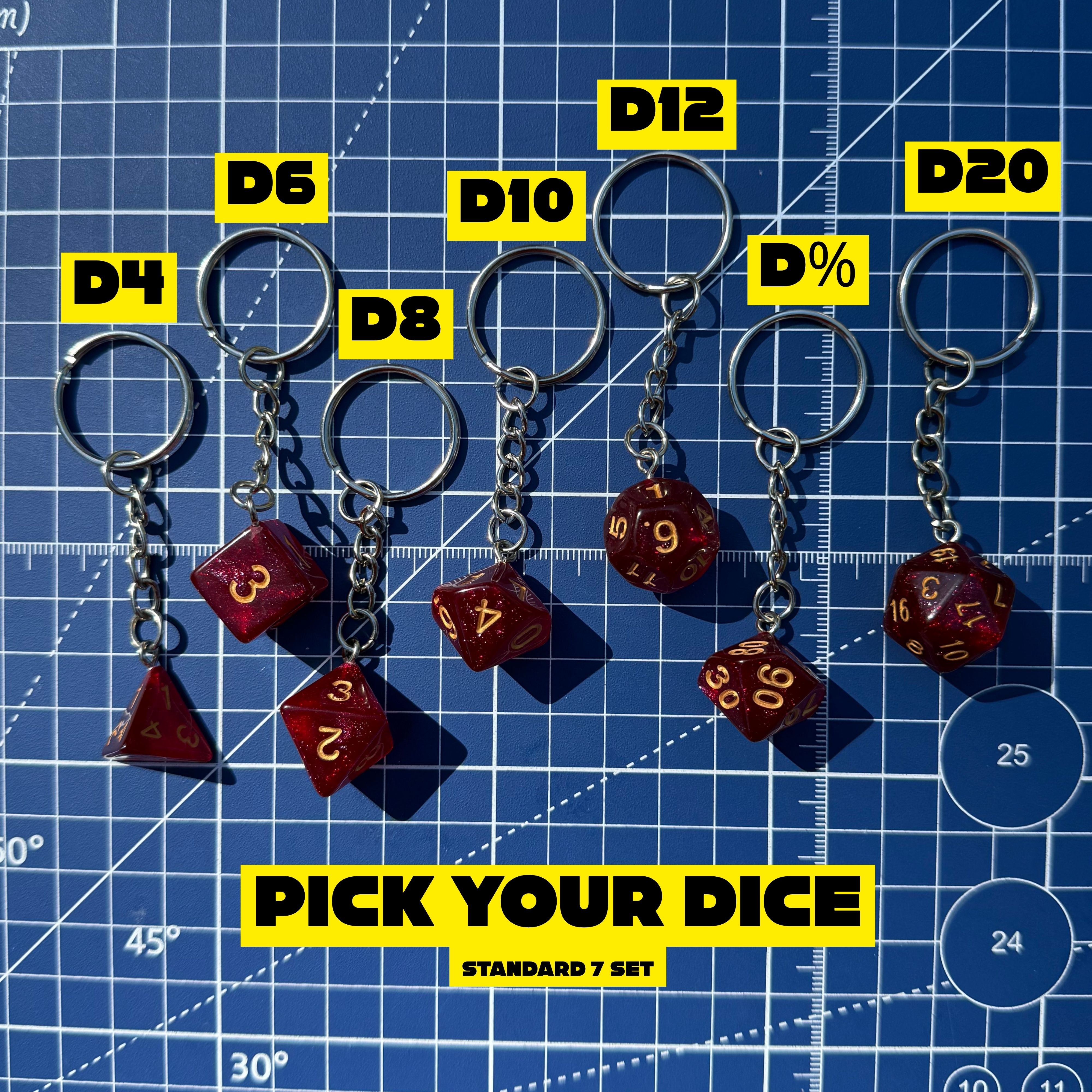 Dice Keychains