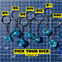Dice Keychains