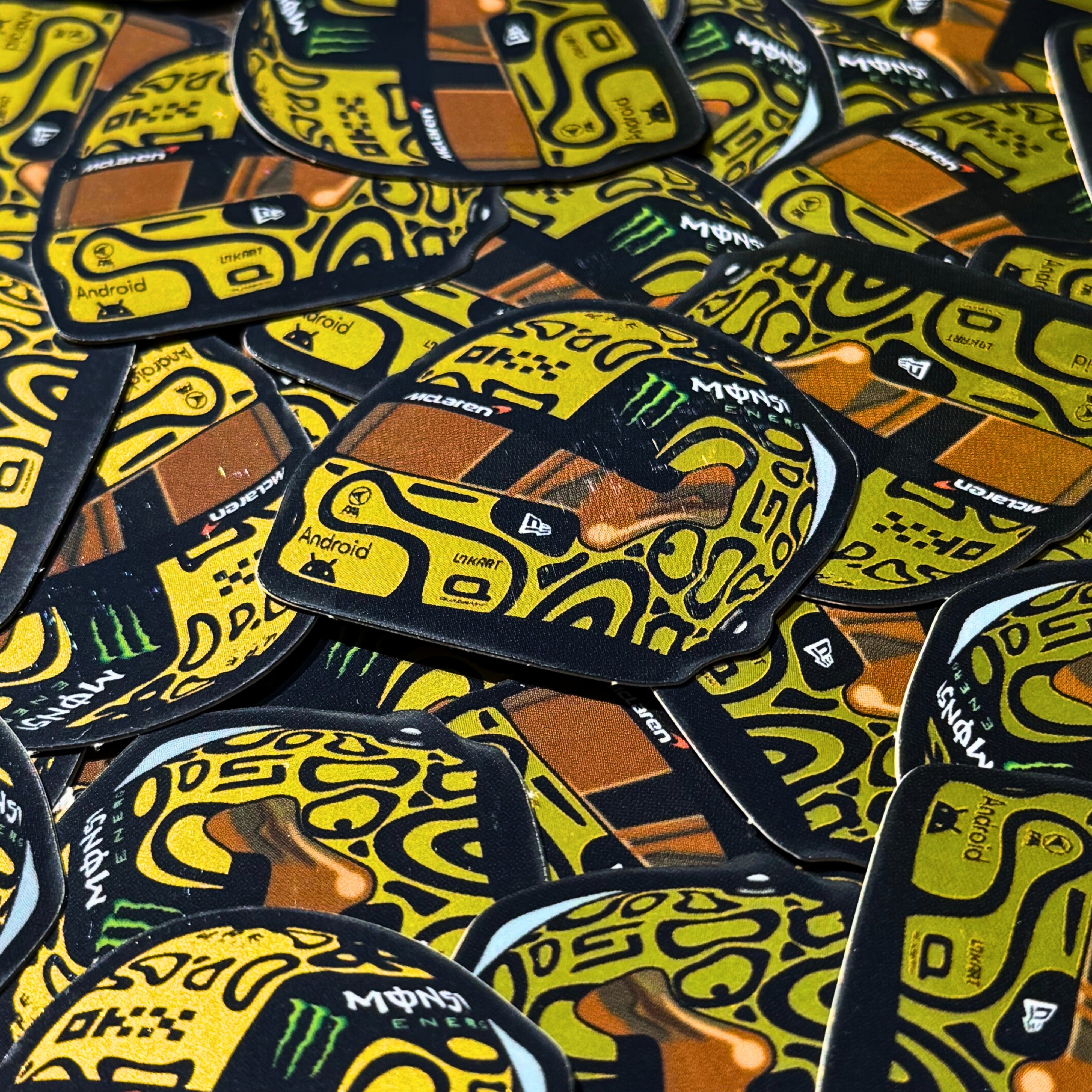 Lando Norris '25 World Champion helmet sticker