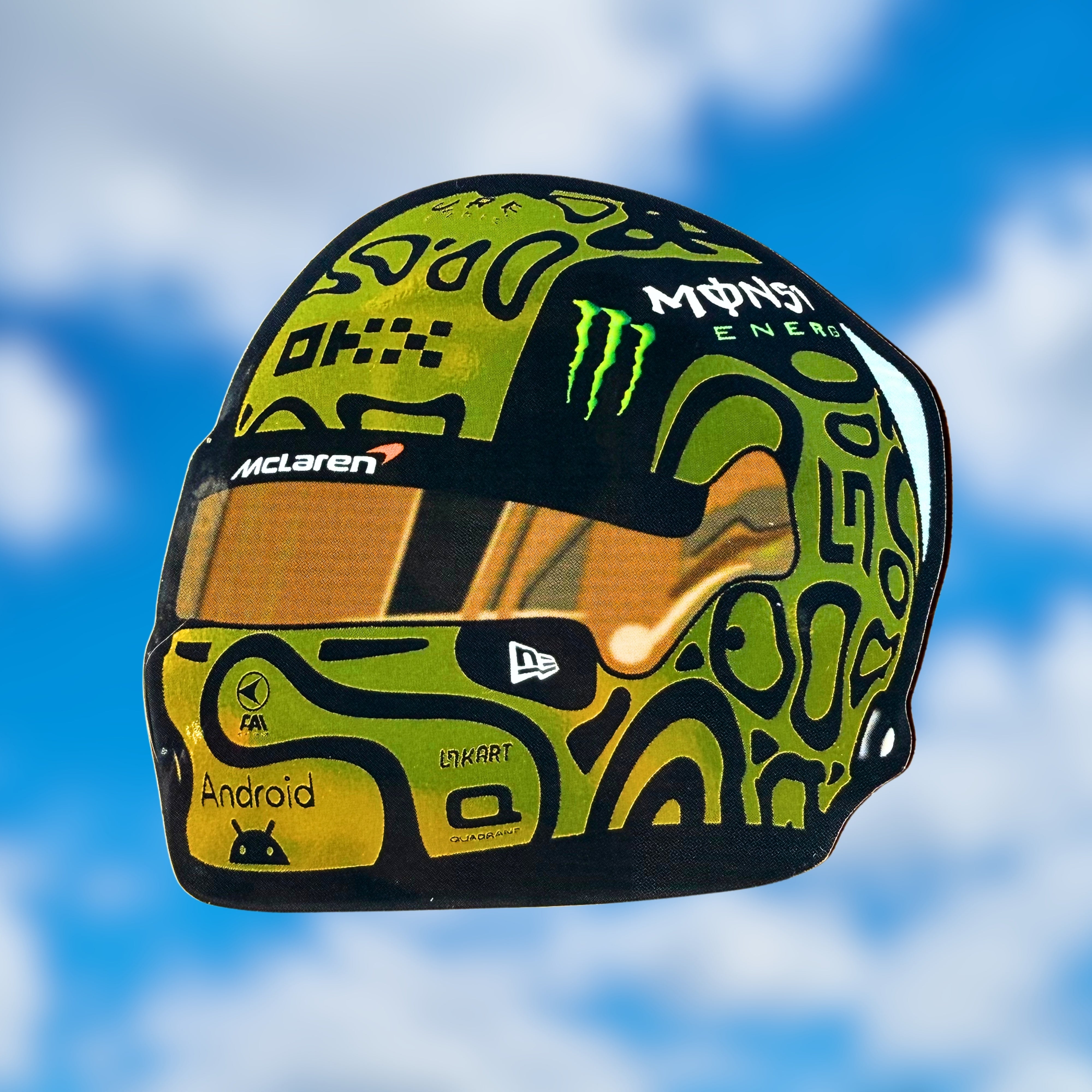 Lando Norris '25 World Champion helmet sticker