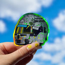 Disco Lando Norris Miami '25 helmet sticker