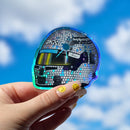 Disco Lando Norris Miami '25 helmet sticker