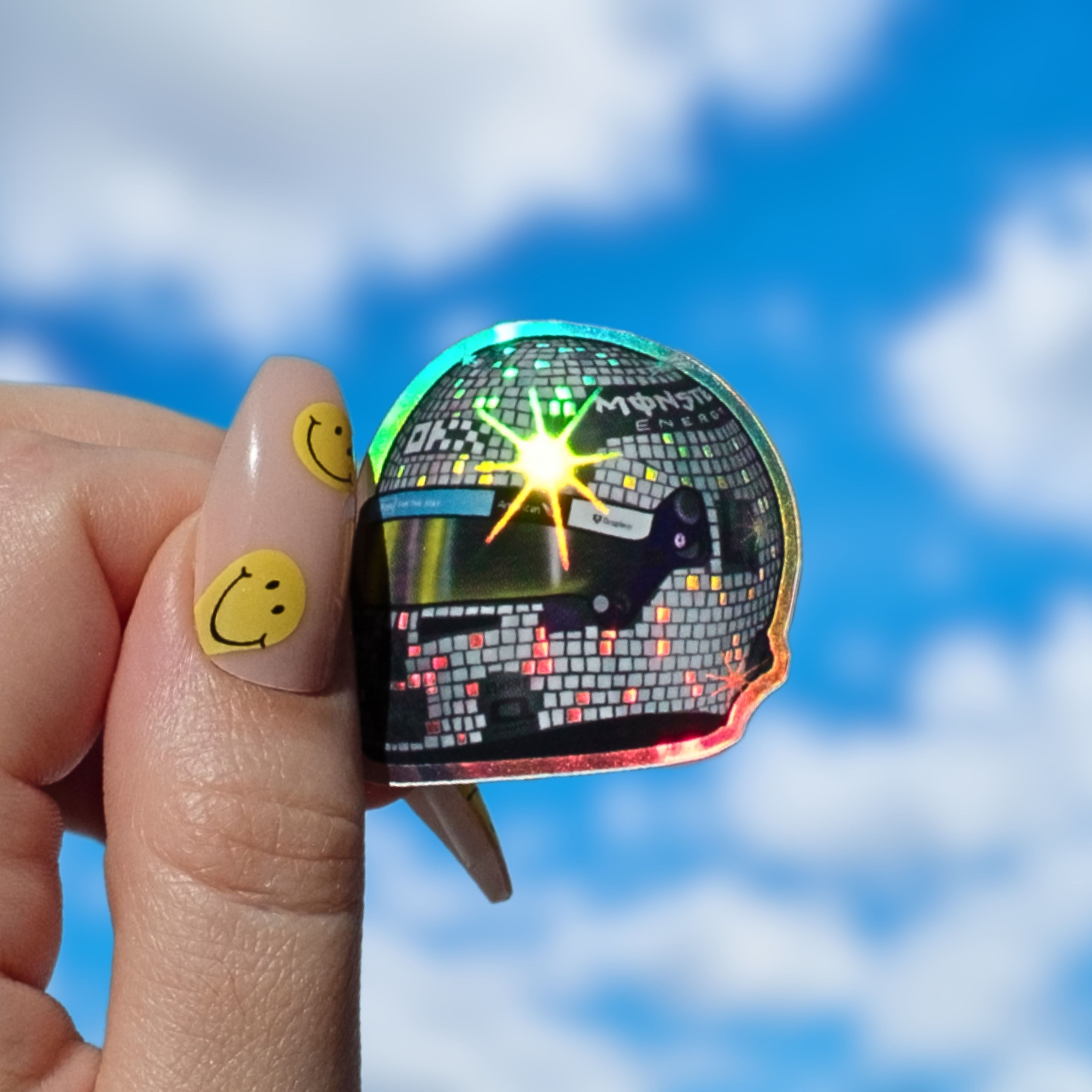 Disco Lando Norris Miami 2025 helmet sticker