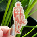 Aryton Senna sketch sticker