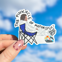 Fernando Alonso "Pinnacle of Motorsport" chair sticker