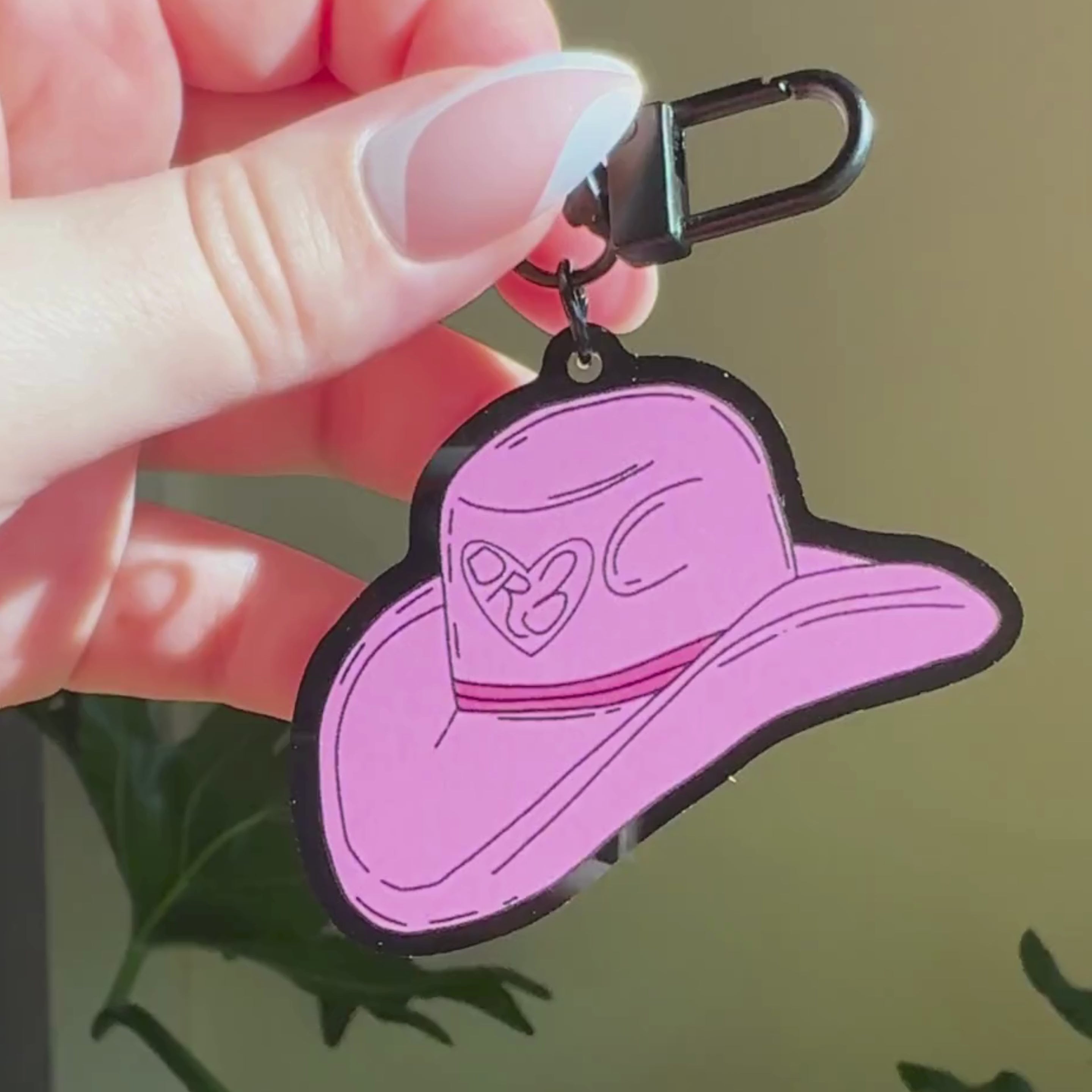 DR3 Cowboy Hat keychain