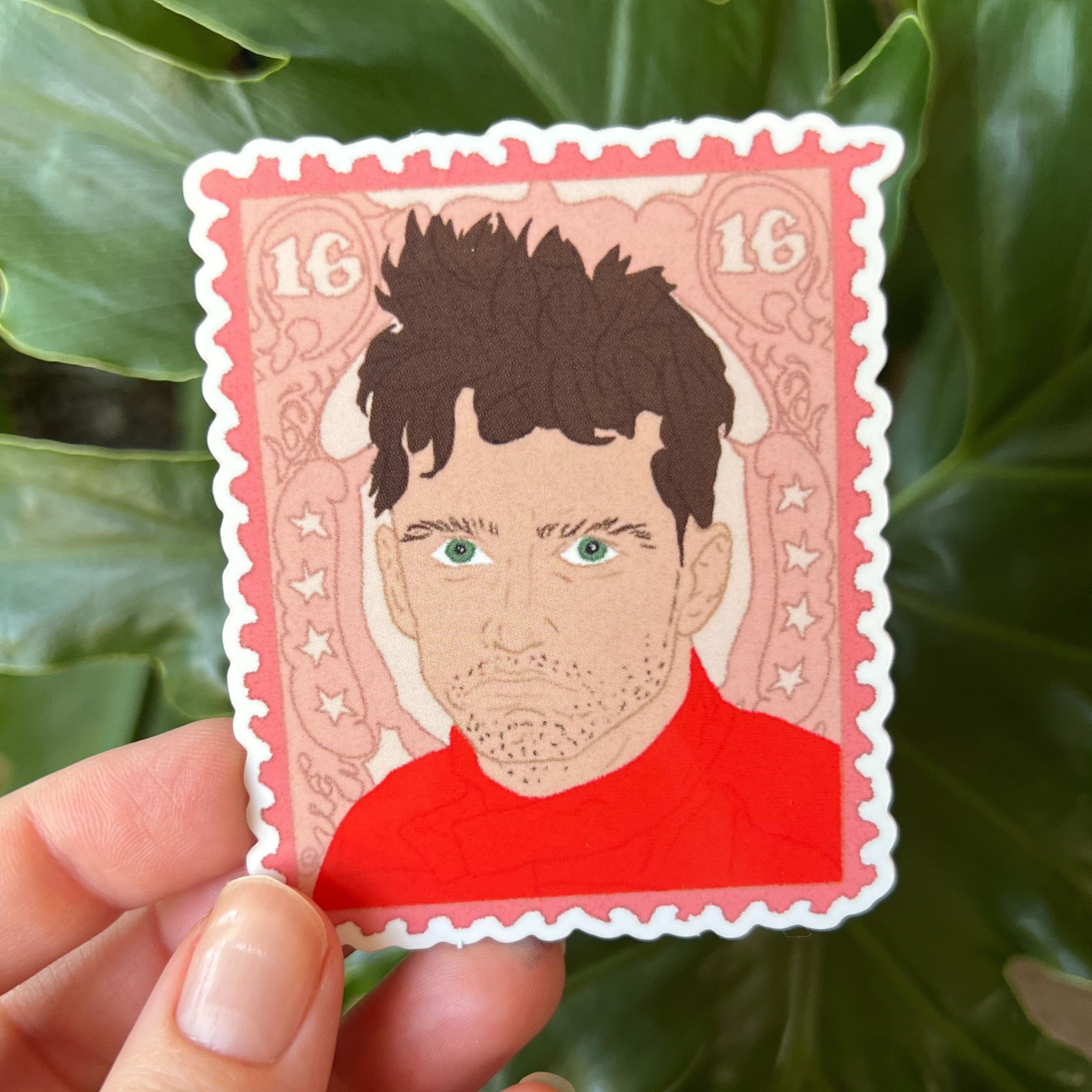 Charles Leclerc stamp sticker | F1 sticker for notebooks, laptops, and water bottles, Formula One stickers | Ferrari F1