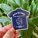 Nyck Debris sticker | cute Formula One sticker for notebooks, water bottles, laptops | F1 Nyck de Vries Alpha Tauri